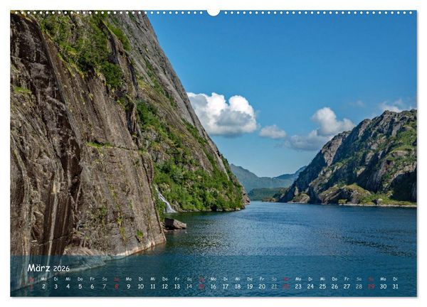 Produktbild: Skandinavien - Fjorde, Sch&auml;ren und Meer... (Wandkalender 2026 DIN A2 quer), CALVENDO Monatskalender