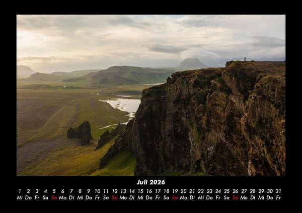 Produktbild: Landschaftskalender 2026 Fotokalender DIN A3