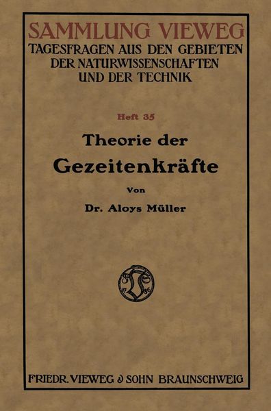 Produktbild: Theorie der Gezeitenkr&auml;fte