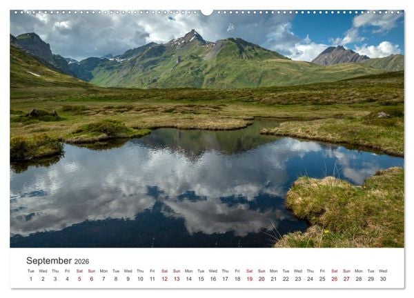 Produktbild: Aosta Valley and its nature (Wall Calendar 2026 DIN A2 landscape), CALVENDO 12 Month Wall Calendar