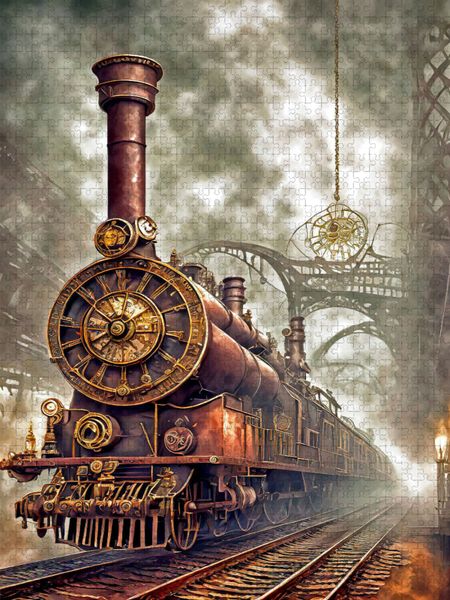 Produktbild: CALVENDO Puzzle Schnellzug | 1000 Teile Lege-Gr&ouml;&szlig;e 64x48cm Foto-Puzzle f&uuml;r gl&uuml;ckliche Stunden