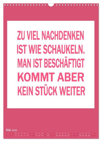 Produktbild: Memo an mich (Wandkalender 2026 DIN A3 hoch), CALVENDO Monatskalender