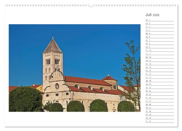 Produktbild: Kroatien, Terminplaner (hochwertiger Premium Wandkalender 2026 DIN A2 quer), Kunstdruck in Hochglanz