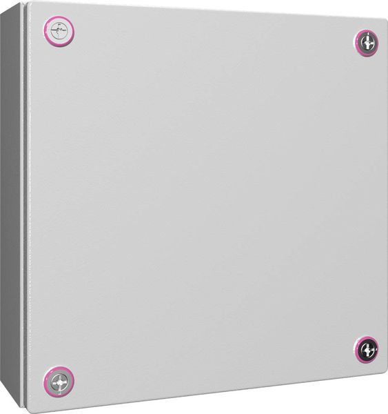 Produktbild: Rittal KX 1511.000 Installations-Geh&auml;use, Wand-Geh&auml;use 400 x 400 x 120 Stahlblech Lichtgrau 1 St.