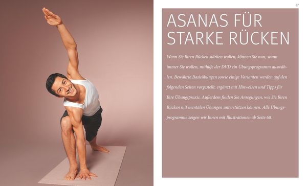Produktbild: Yoga f&uuml;r den R&uuml;cken (mit DVD)