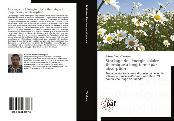 Produktbild: Stockage de l'&eacute;nergie solaire thermique &agrave; long terme par absorption