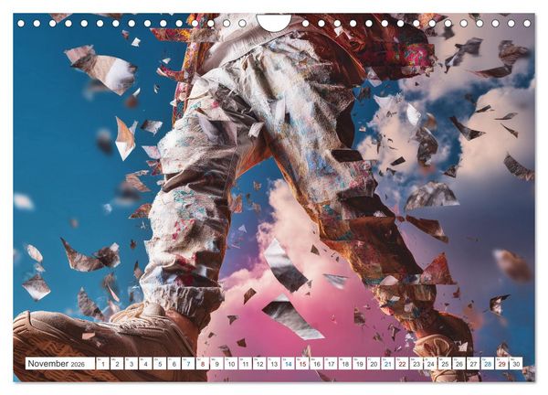 Produktbild: Design trifft Zeit (Wandkalender 2026 DIN A4 quer), CALVENDO Monatskalender