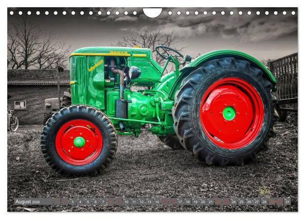 Produktbild: Traktoren - Oldtimer (Wandkalender 2026 DIN A4 quer), CALVENDO Monatskalender