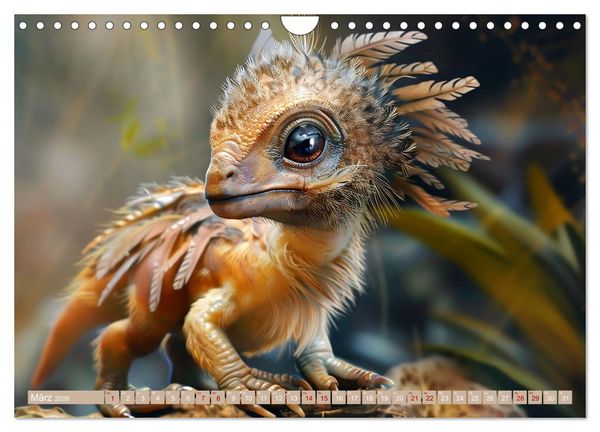 Produktbild: Dino-Babys (Wandkalender 2026 DIN A4 quer), CALVENDO Monatskalender