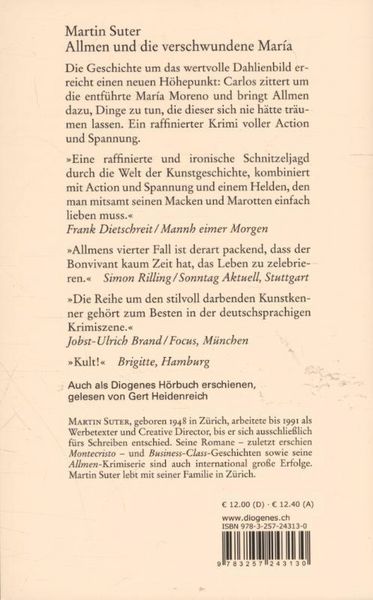 Produktbild: Allmen und die verschwundene Mar&iacute;a