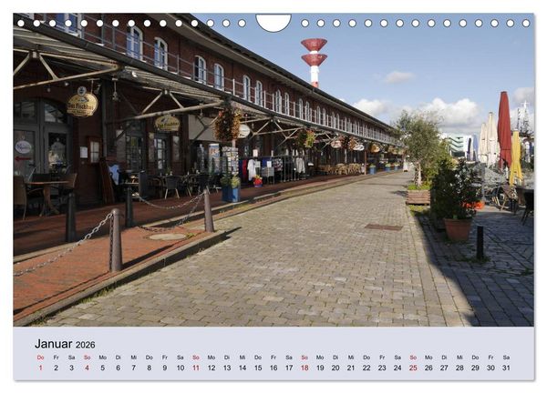 Produktbild: Bremerhaven. Die Seestadt an der Nordseek&uuml;ste (Wandkalender 2026 DIN A4 quer), CALVENDO Monatskalender
