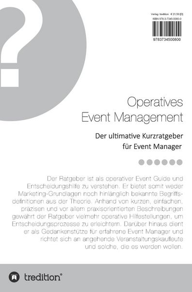 Produktbild: Operatives Event Management