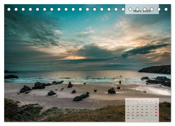 Produktbild: Rauhes Schottland (Tischkalender 2026 DIN A5 quer), CALVENDO Monatskalender