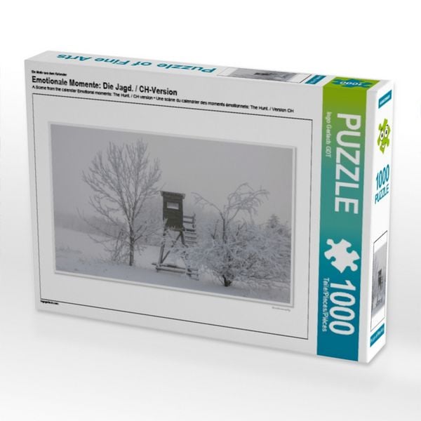 CALVENDO Puzzle Ein Motiv aus dem Kalender Emotionale Momente: Die Jagd. / CH-Version | 1000 Teile Lege-Größe 64x48cm Foto-Puzzle für glückliche Stunden