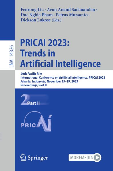Produktbild: PRICAI 2023: Trends in Artificial Intelligence