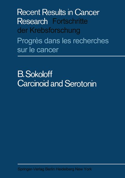 Produktbild: Carcinoid and Serotonin