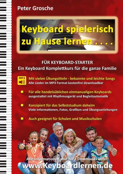 Produktbild: Keyboard spielerisch zu Hause lernen - f&uuml;r Keyboard Starter