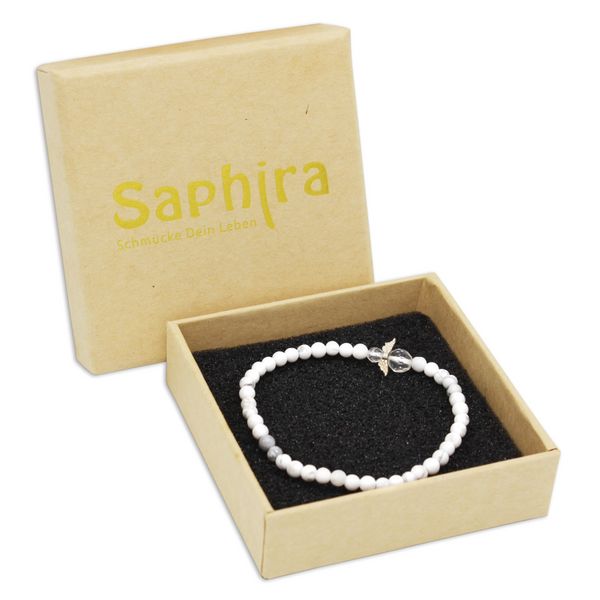 Produktbild: Howlith Schutzengel Edelsteinarmband