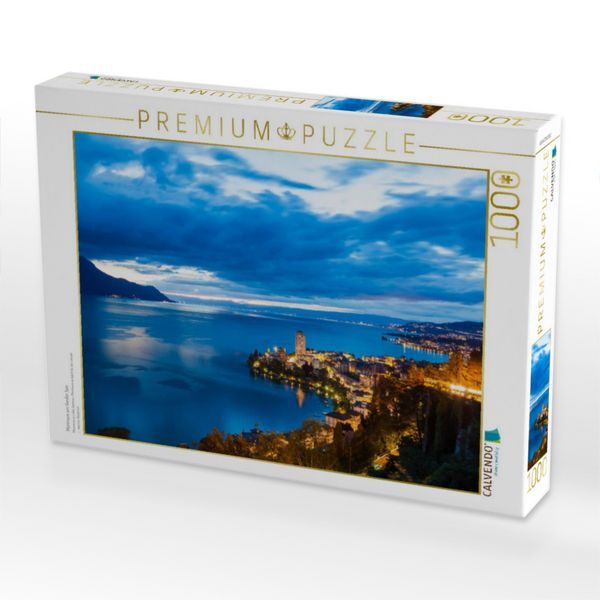 Produktbild: CALVENDO Puzzle Montreux am Genfer See | 1000 Teile Lege-Gr&ouml;&szlig;e 64x48cm Foto-Puzzle f&uuml;r gl&uuml;ckliche Stunden