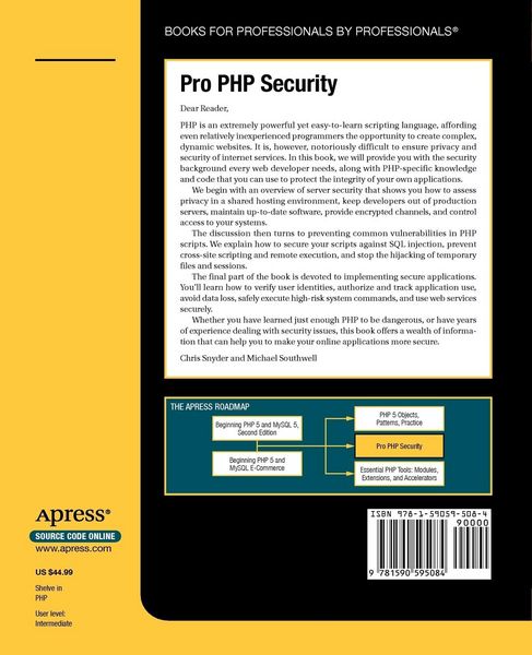 Produktbild: Pro PHP Security