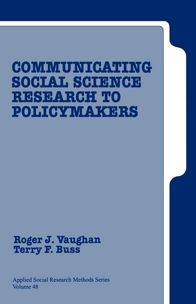 Produktbild: Communicating Social Science Research to Policy Makers