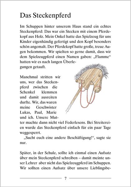 Produktbild: Die sch&ouml;nsten Steckenpferd-Geschichten aus fr&uuml;heren Tagen. Vorlese-Geschichten f&uuml;r Senioren mit Demenz.