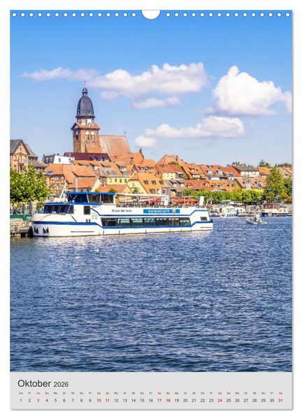 Produktbild: An den gro&szlig;en Seen der Mecklenburgischen Seenplatte (Wandkalender 2026 DIN A3 hoch), CALVENDO Monatskalender