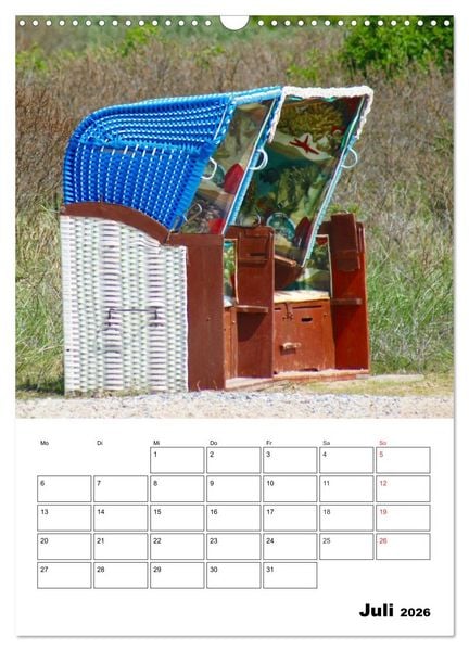 Produktbild: Einzigartige Insel Helgoland (Wandkalender 2026 DIN A3 hoch), CALVENDO Monatskalender