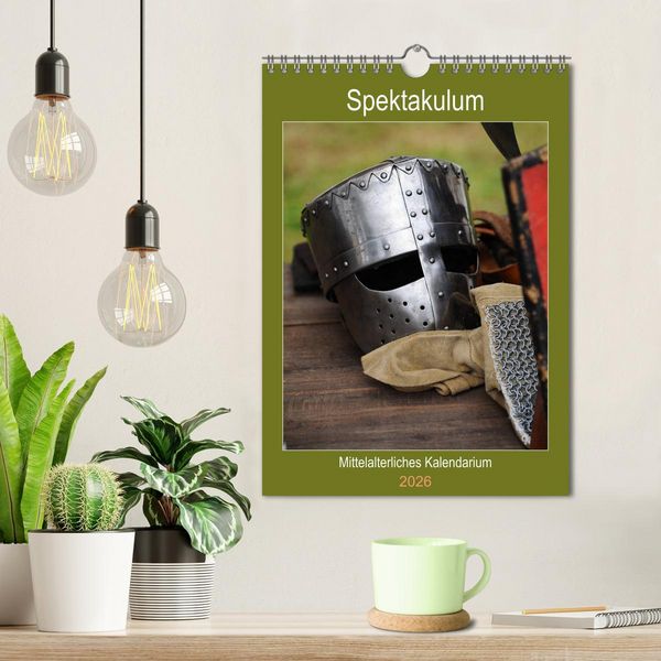 Produktbild: Spektakulum - Mittelalterliches Kalendarium (Wandkalender 2026 DIN A4 hoch), CALVENDO Monatskalender