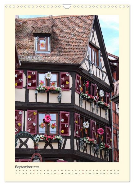Produktbild: Zauberhaftes Elsass (Wandkalender 2026 DIN A3 hoch), CALVENDO Monatskalender