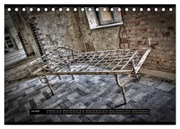 Produktbild: Lost Places, Vergessene Orte / AT-Version (Tischkalender 2026 DIN A5 quer), CALVENDO Monatskalender