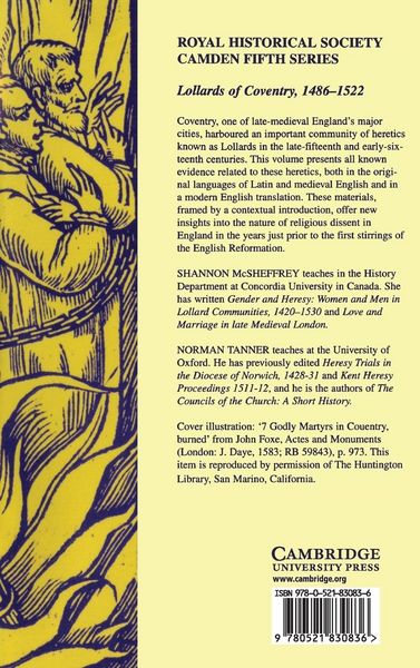 Produktbild: Lollards of Coventry, 1486-1522