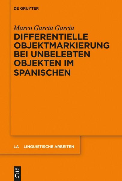 Produktbild: Differentielle Objektmarkierung bei unbelebten Objekten im Spanischen