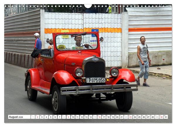 Produktbild: Ford Modell A - Ein r&uuml;stiger Neunzigj&auml;hriger in Havanna (Wandkalender 2026 DIN A3 quer), CALVENDO Monatskalender