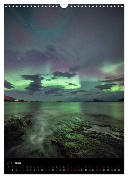 Produktbild: Nordlichtn&auml;chte (Wandkalender 2026 DIN A3 hoch), CALVENDO Monatskalender
