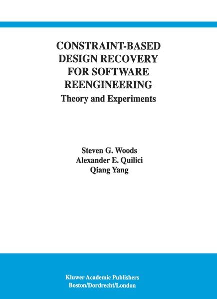 Produktbild: Constraint-Based Design Recovery for Software Reengineering