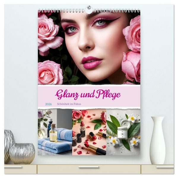 Produktbild: Glanz und Pflege - Sch&ouml;nheit im Fokus (hochwertiger Premium Wandkalender 2026 DIN A2 hoch), Kunstdruck in Hochglanz