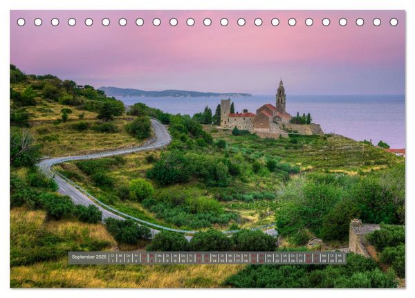 Produktbild: Vis Kroatien - Romantische Insel der Adria (Tischkalender 2026 DIN A5 quer), CALVENDO Monatskalender