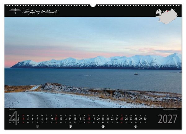 Produktbild: Island Blickwinkel 2027 (hochwertiger Premium Wandkalender 2027 DIN A2 quer), Kunstdruck in Hochglanz