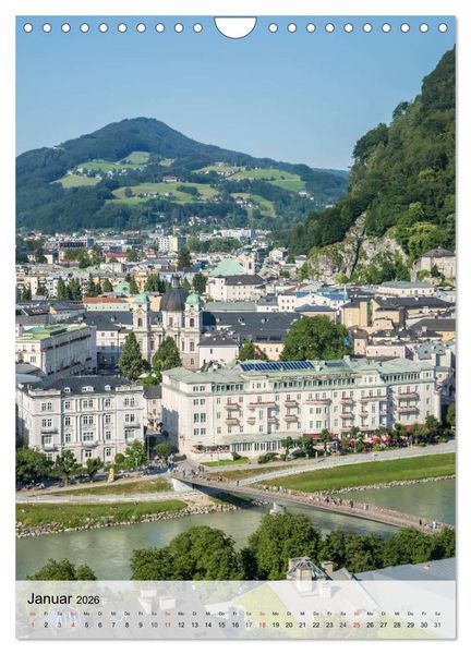 Produktbild: SALZBURG Grandiose Ausblicke (Wandkalender 2026 DIN A4 hoch), CALVENDO Monatskalender