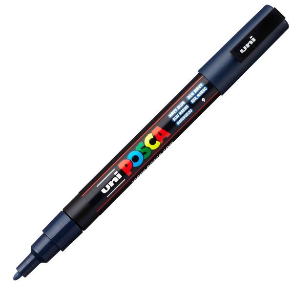 Produktbild: uni-ball Marker uni POSCA PC-3M marineblau