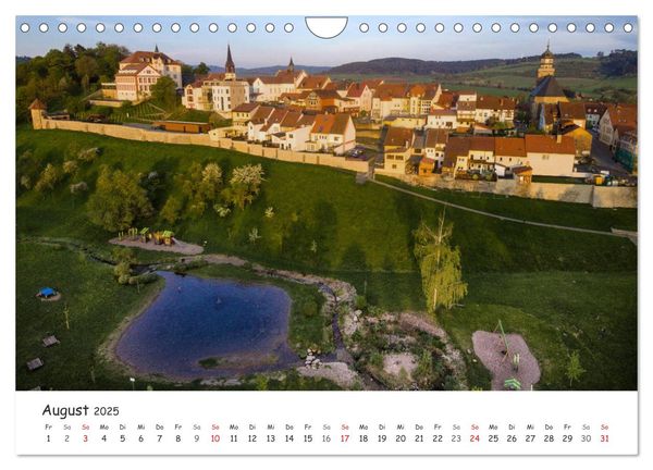 Dörfer in schöner Landschaft (Wandkalender 2025 DIN A4 quer), CALVENDO Monatskalender
