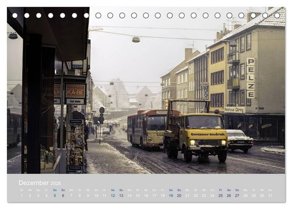 Produktbild: Hildesheim - damals ... (Tischkalender 2026 DIN A5 quer), CALVENDO Monatskalender