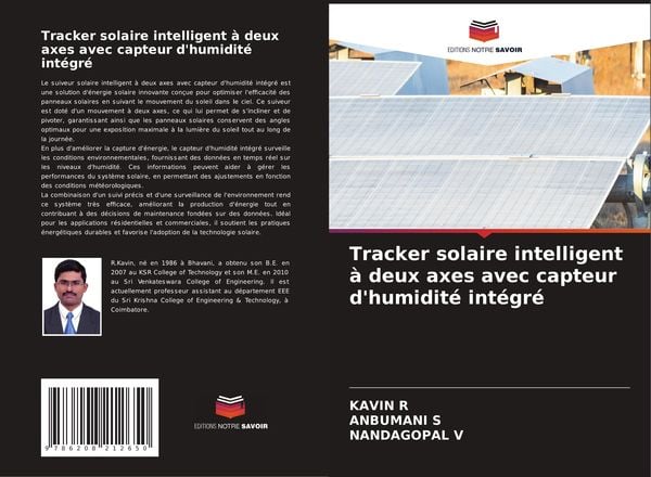 Produktbild: Tracker solaire intelligent &agrave; deux axes avec capteur d'humidit&eacute; int&eacute;gr&eacute;
