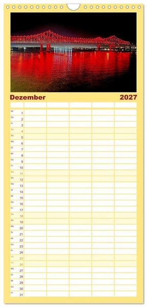 Produktbild: Familienplaner 2027 - So sch&ouml;n ist New Orleans mit 5 Spalten (Wandkalender, 21 x 45 cm) CALVENDO