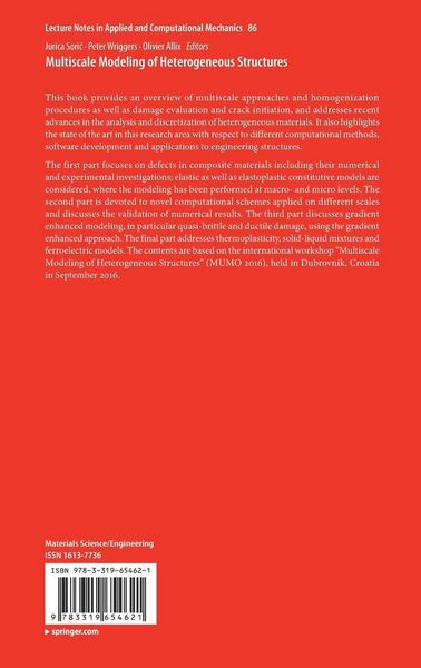 Produktbild: Multiscale Modeling of Heterogeneous Structures