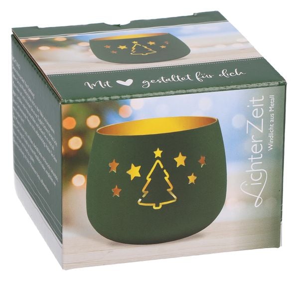 Produktbild: Metallwindlicht - Weihnachten