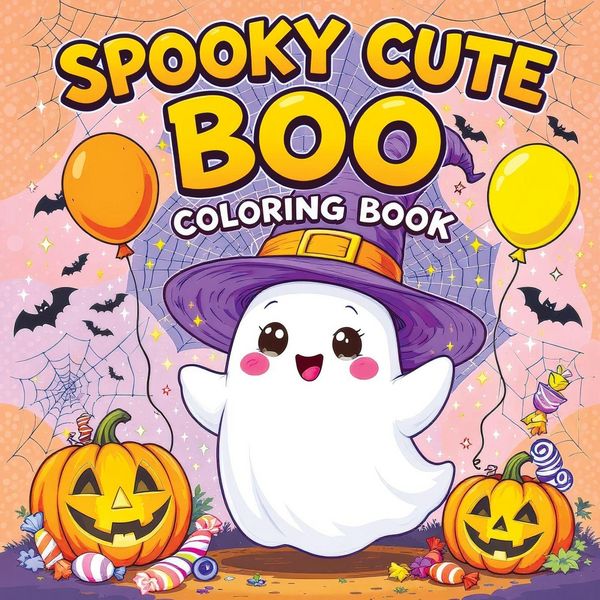 Produktbild: Spooky Cute Boo Coloring Book