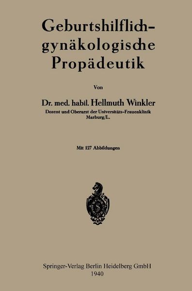 Produktbild: Geburtshilflich-gyn&auml;kologische Prop&auml;deutik
