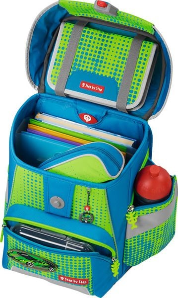 Produktbild: STEP BY STEP&reg; Schulrucksack-Set Space Neon 5teilig Special Edition, Race Car Chuck